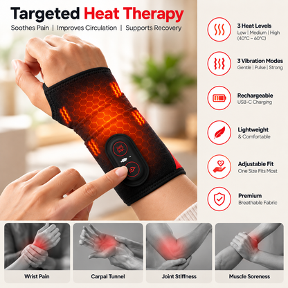 Veyo Cordless Heated Wrist Massager